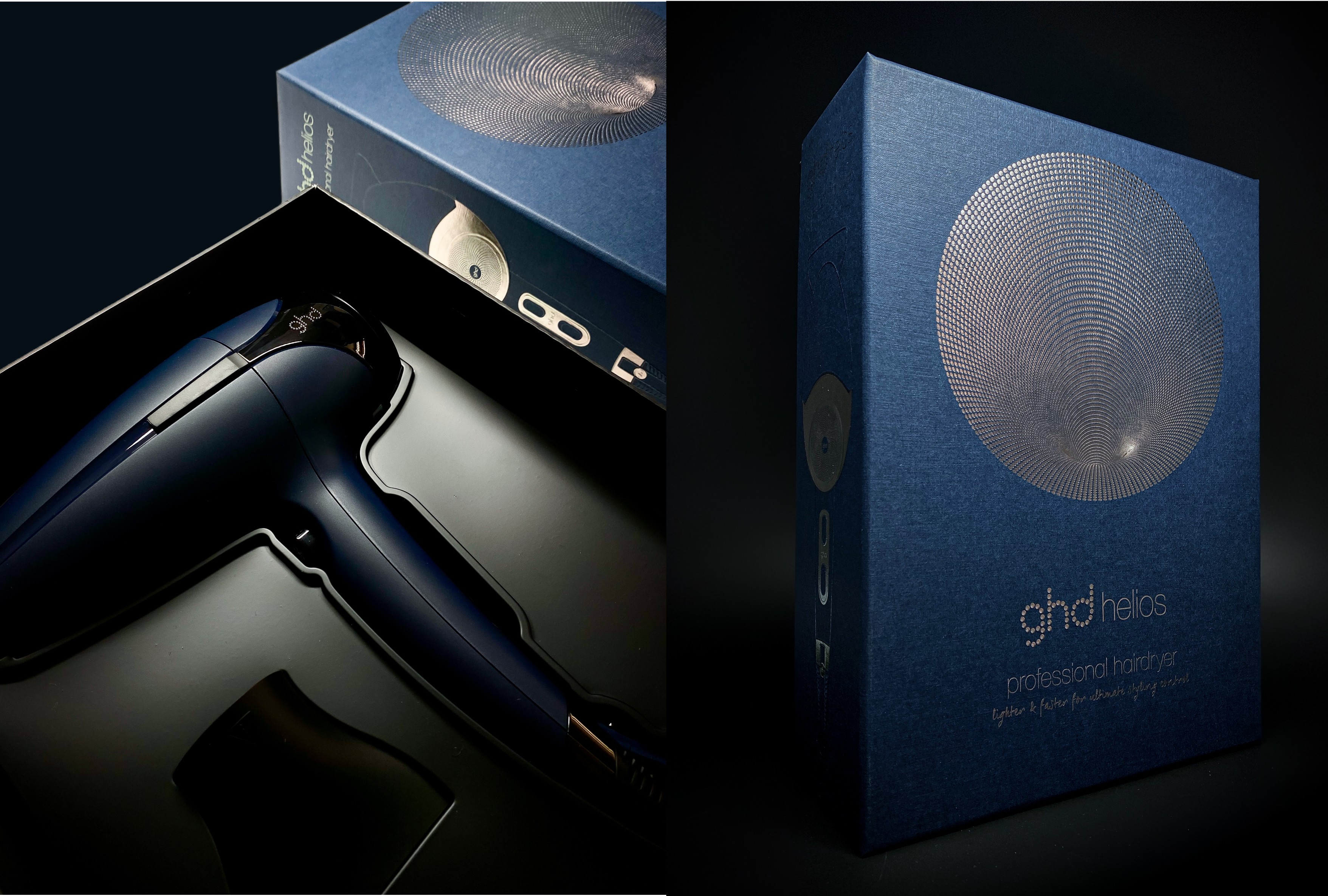 Pollard Boxes supports new ghd Helios hair dryer 
