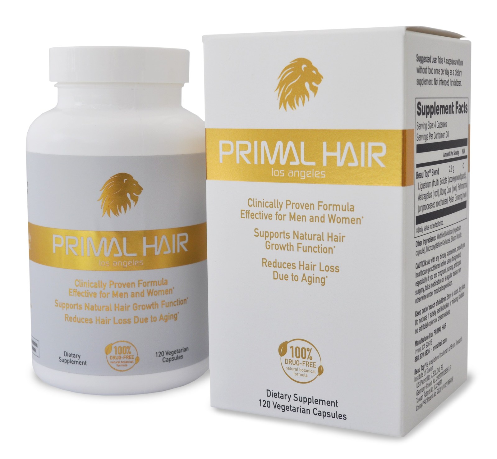 Primal Hair offers first patented botanical hair loss remedy