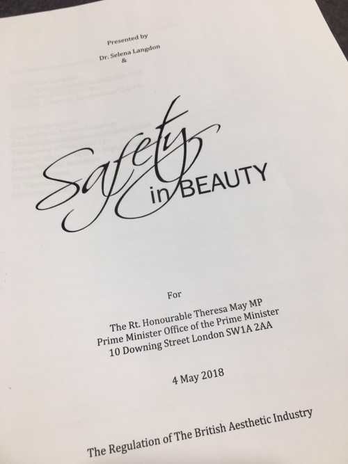 Prime Minister Theresa May meets with ‘botched beauty’ campaigners 
