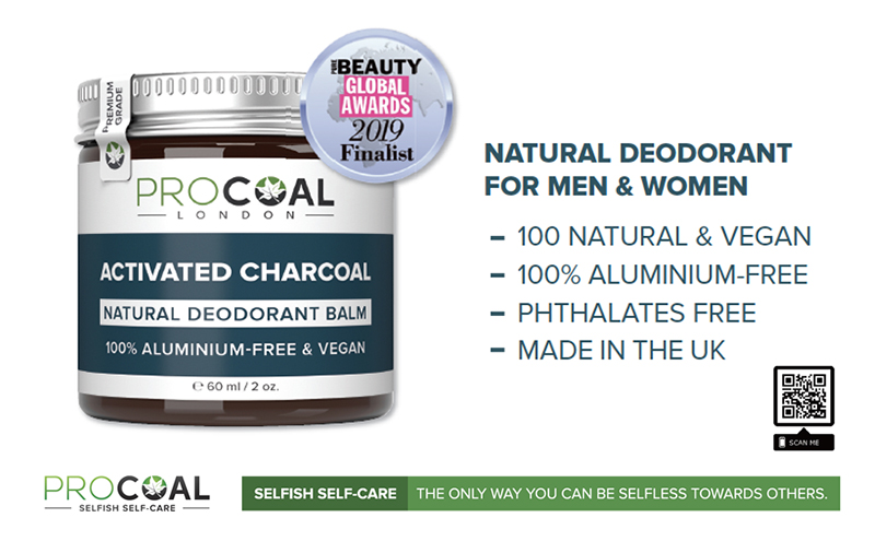 Procoal launches care-free natural deodorant