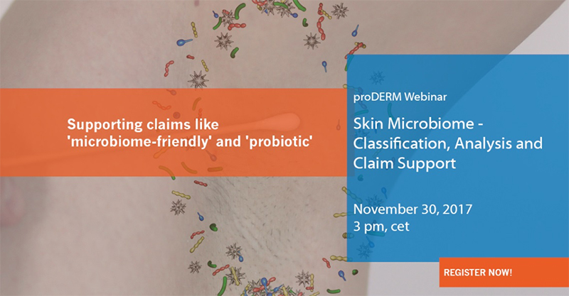 proDERM hosts webinar on the Skin Microbiome