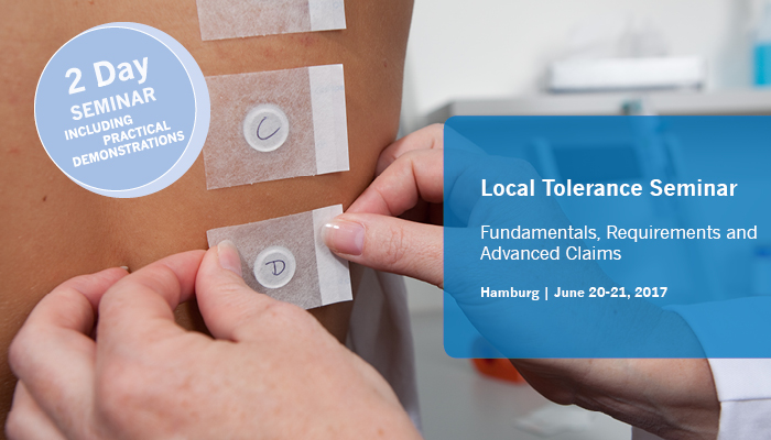 proDERM introduces a 2-Day seminar on Local Tolerance
