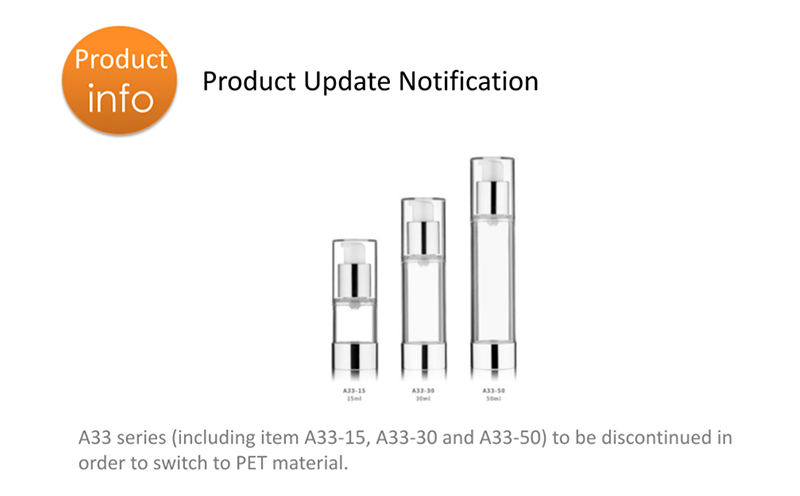 EPOPACK's A33 series to be discontinued