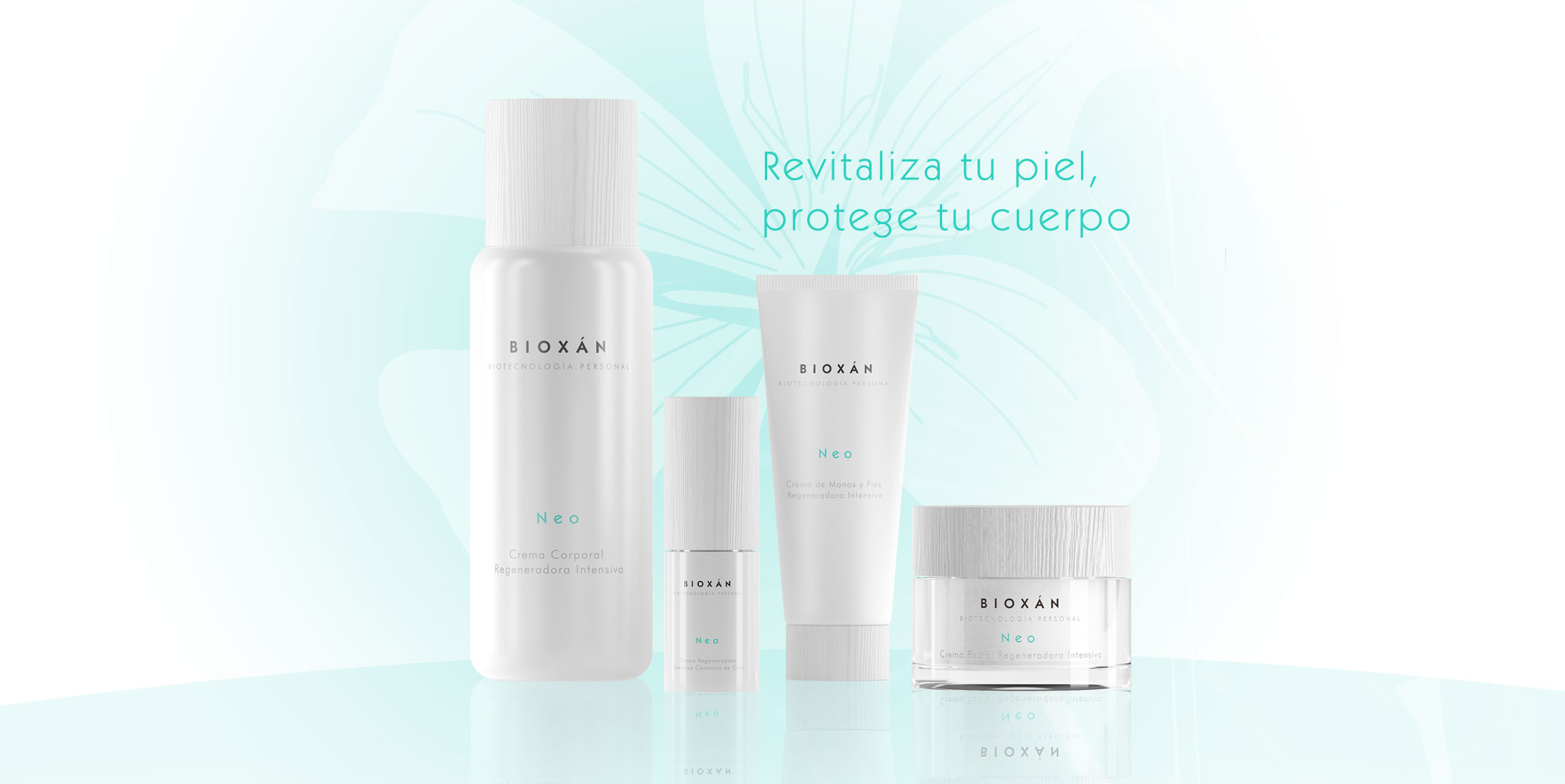 Pujolasos bottles Bioxán Neo products