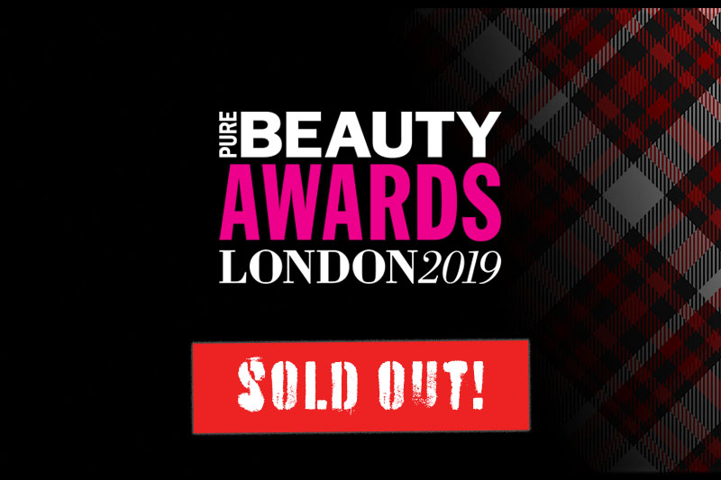 Pure Beauty Awards 2019 sells out in record time!