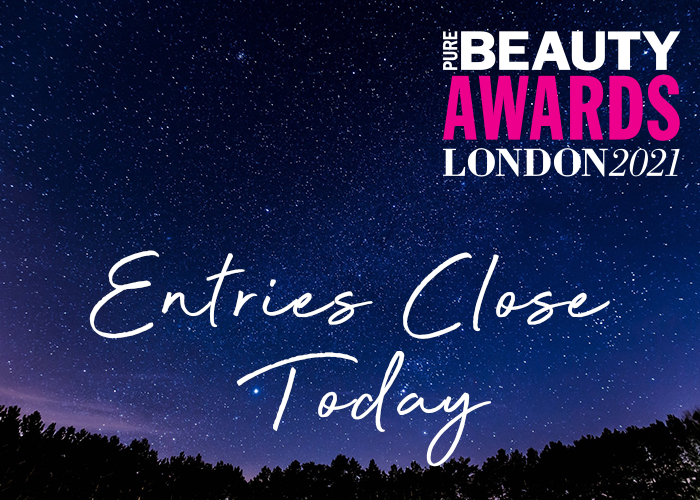 Pure Beauty Awards 2021 due to close for entries! 