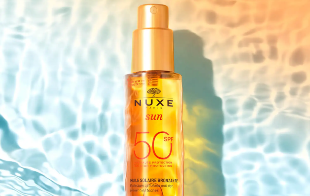 PZ Twist provides a beach-ready dispensing solution for NUXE sun range
