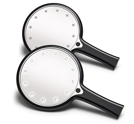 Qosmedix introduces new LED lighted hand held cosmetic mirror