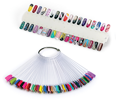 Qosmedix unveils nail design display swatches