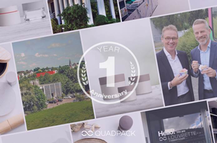 Quadpack celebrates the first anniversary of Louvrette acquisition 