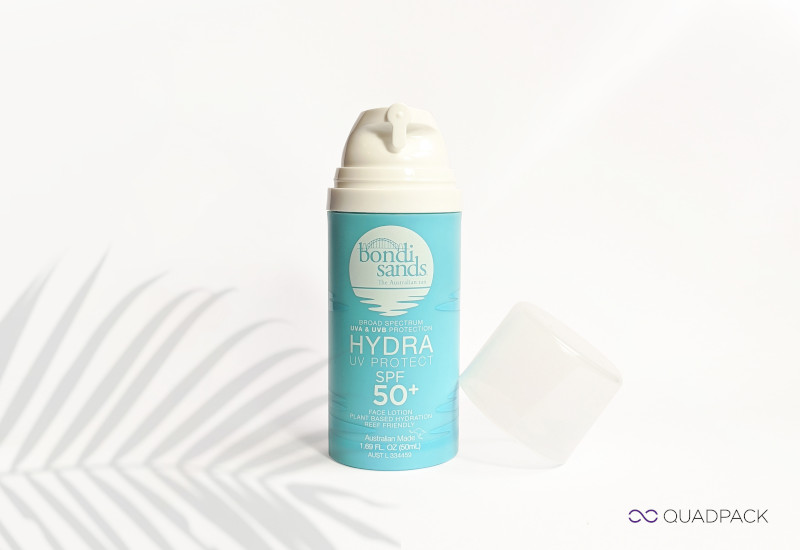 Quadpack develops airless pack for Bondi Sands’ new range
