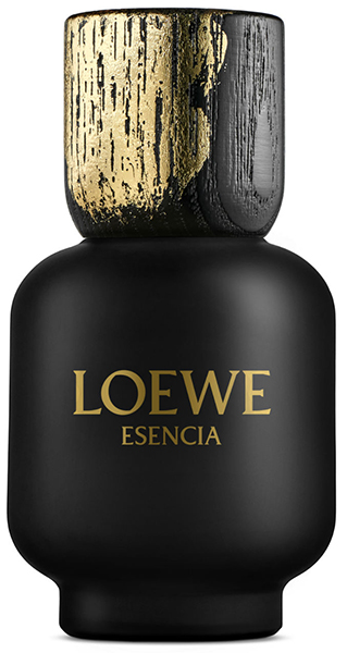 Quadpack Wood with a golden touch for Loewe Esencia fragrance