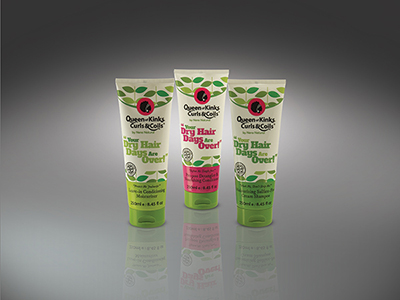 Queen of Kinks, Curls & Coils uses M&H Plastics to package new range