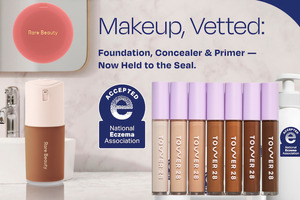 Rare Beauty and Tower 28 make-up products awarded National Eczema Association Seal of Acceptance