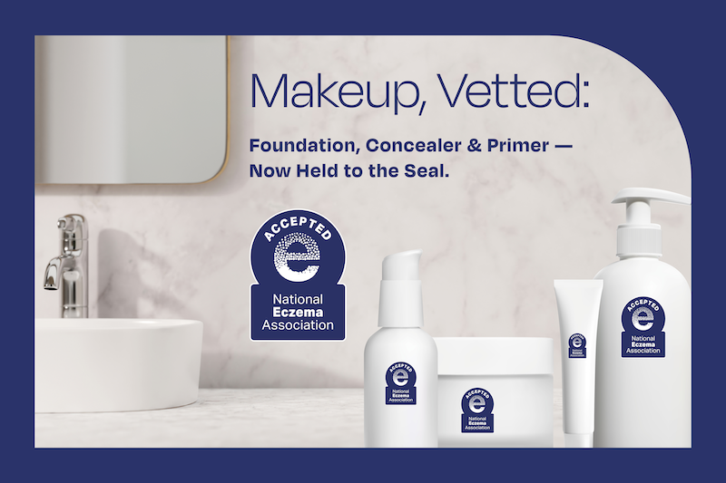Rare Beauty and Tower 28 make-up products awarded National Eczema Association Seal of Acceptance