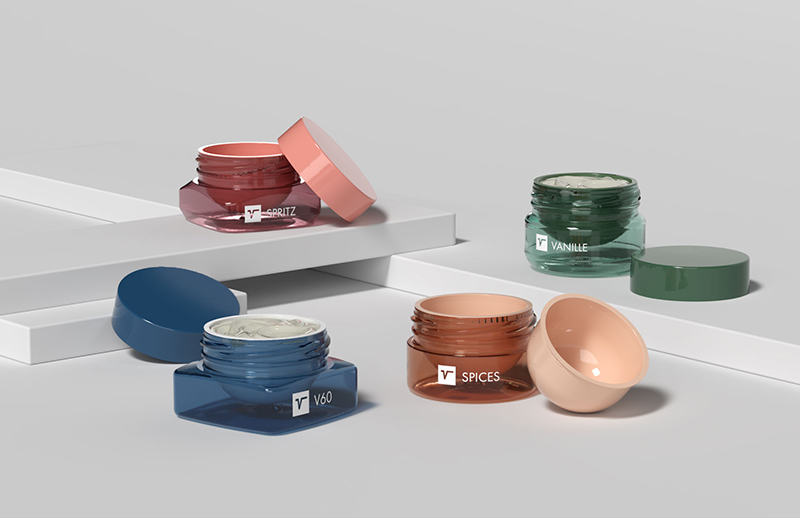 Refillable jars:  Sustainable, practical and recyclable
