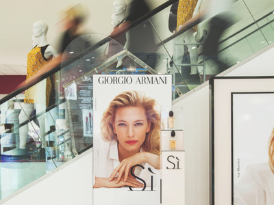 Retail: brands on display