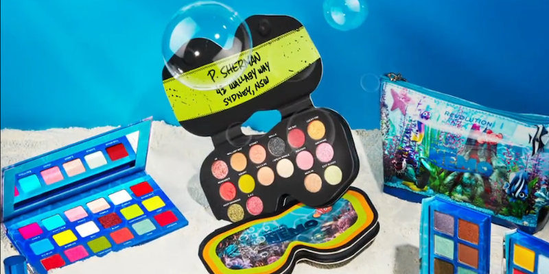 Revolution Beauty makes a splash with Finding Nemo beauty collection
