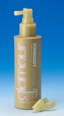 Rieke’s 609 Long Nozzle Sprayer selected for Toni & Guy Glamour 3D Volumiser