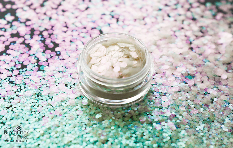 Ronald Britton sparkles with iridescent eco glitter