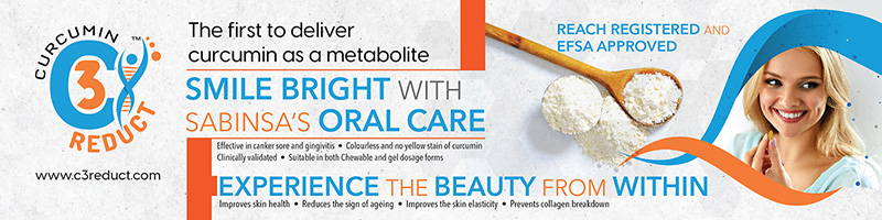 Sabinsa showcasing innovative product Curcumin C3 Reduct and patented ingredients during upcoming in-cosmetics