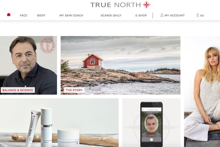 Scandinavian skin care brand True North expands community with UK website