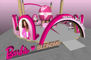 Schwarzkopf unveils Barbie pop-up hair salon in LA