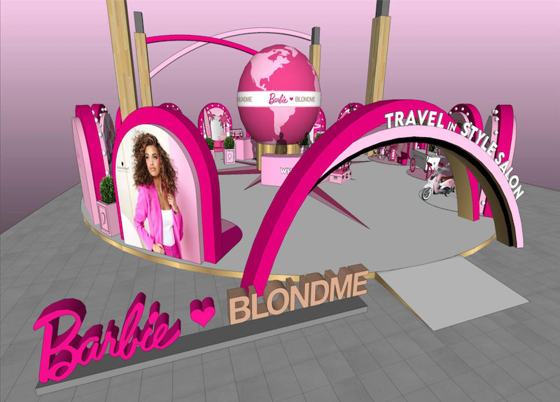 Schwarzkopf unveils Barbie pop-up hair salon in LA