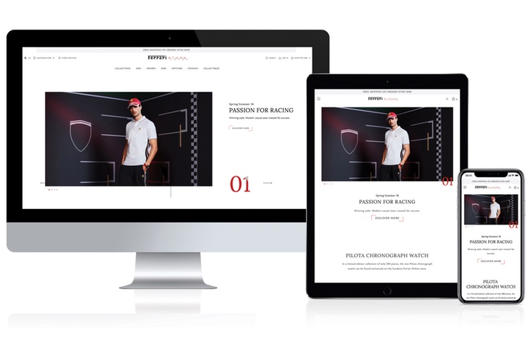 Scuderia Ferrari powers online stores with YOOX Net-A-Porter 
