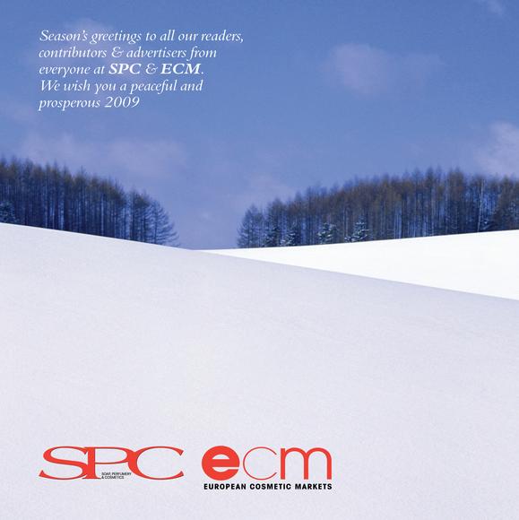 Season's greetings from cosmetics business