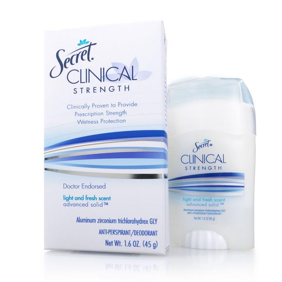 Secret launches prescription strength deodorant
