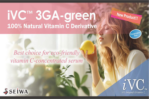 SEIWA launches iVC 3GA-green, a 100% plant-derived sustainable anti-ageing vitamin