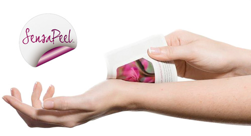 SensaPeel, an innovative and effective way of sampling perfumes, toiletries, and aromatic products