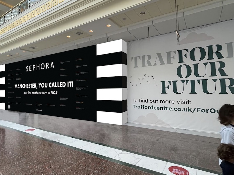 Sephora expands out of London with new Manchester store