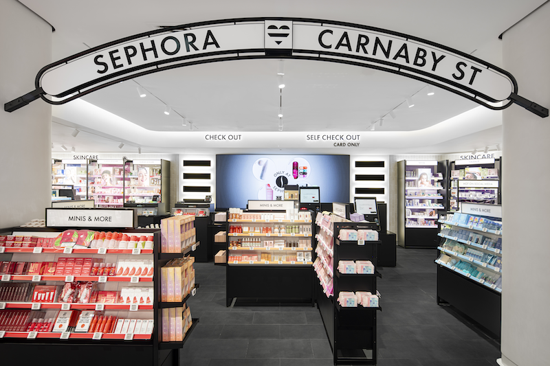 Sephora opens inaugural boutique store on London’s Carnaby Street
