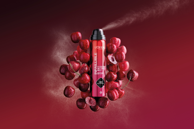 L’Oréal Paris’s Infallible 36H Setting Mist Cherry
