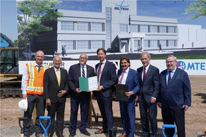 Siltech's groundbreaking ceremony at Fort Erie