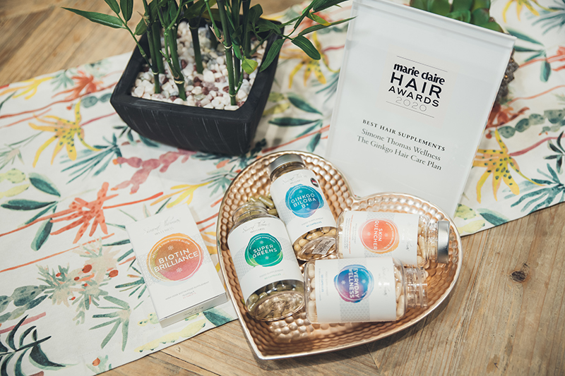 Simone Thomas Wellness wins Best Hair Supplements at the Marie Claire Beauty Awards