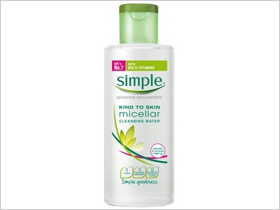 Simple launches Micellar Cleansing Water