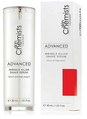 Skinchemists unveil advanced wrinkle killer snake serum