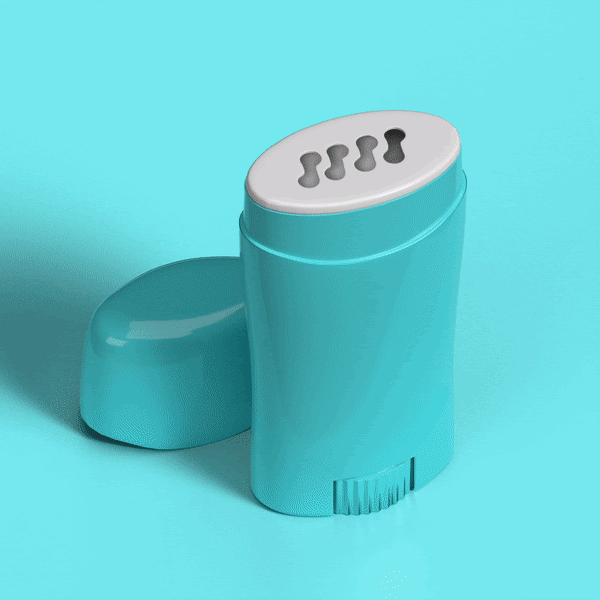 Slimmy, the perfect stick container for cream and gel formulas