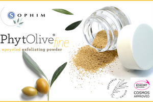 SOPHIM introduces PhytOlive®Fine, upcycled exfoliant powder