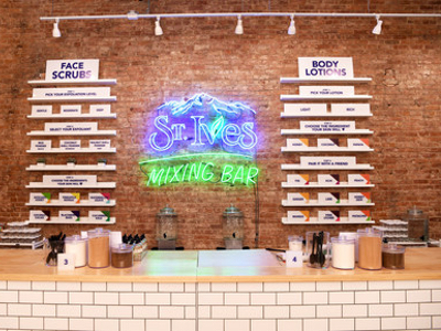St. Ives taps into DIY beauty trend with Mixing Bar