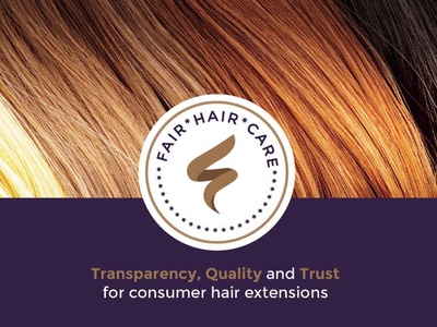 Stamp of approval created for transparent hair extensions