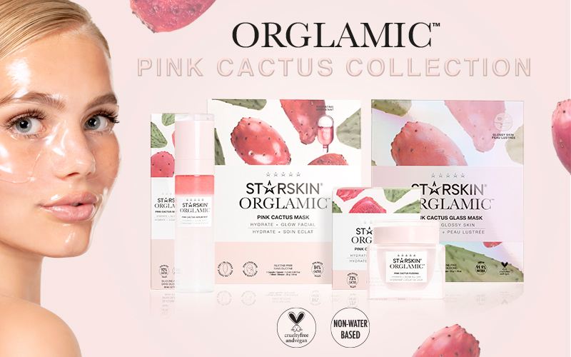 Starskin debuts its Orglamic Pink Cactus series 