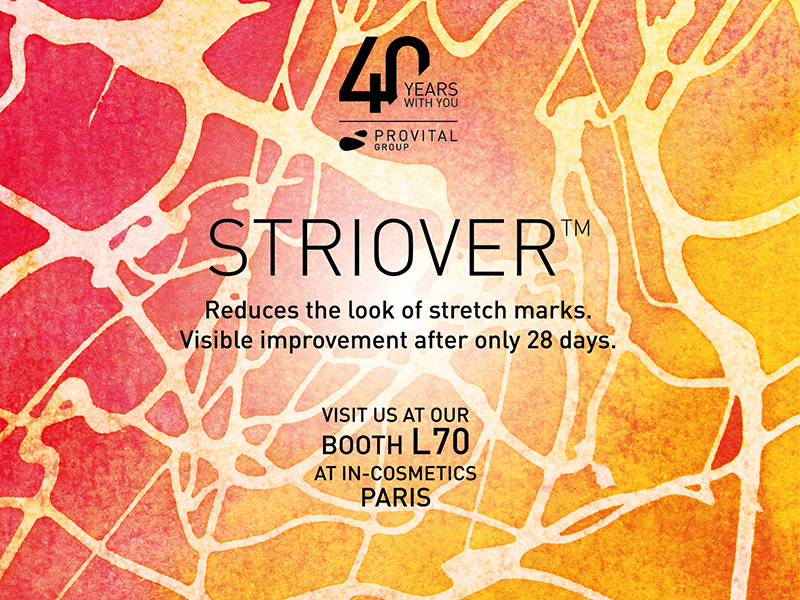 Striover reduces the appearance of stretch marks