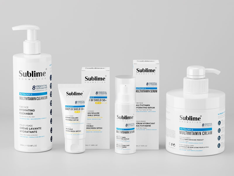 Sublime Cosmetics launches groundbreaking nutrilogy 5 skin care line
