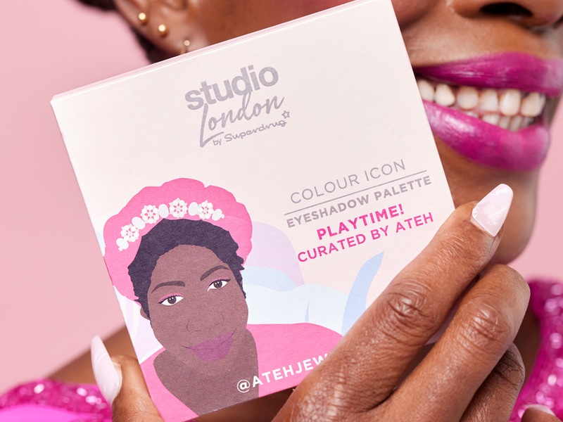 Superdrug partners with influencer Ateh Jewel on limited edition eyeshadow palette