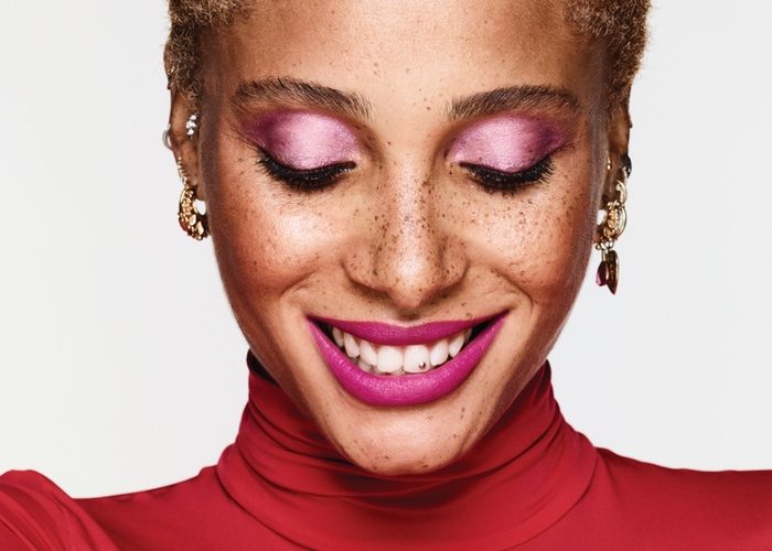 Supermodel Adwoa Aboah teams up with Revlon to launch Gurls Talk make-up collection 
