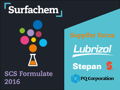 Surfachem at SCS Formulate 2016: Supplier Focus
